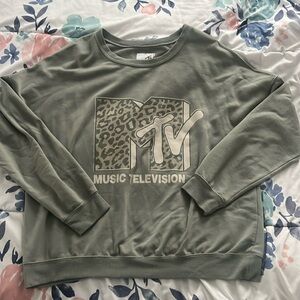 MTV green hoodie